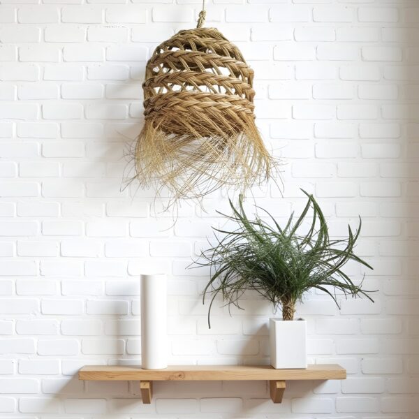 0f475636-a0ec-485e-8289-bfee0659500d.jpg Bohemian Straw Pendant Light – Handwoven Moroccan Lamp Shade (20 × 20 cm)