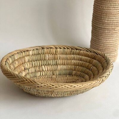 1644e8bce8caa86300d9cb8d64ce8b01511d243c9605d62fbc35ee418865f8f2-1.jpeg Handwoven Palm Leaf Basket – Fruit, Bread & Decorative Storage