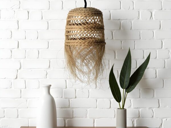 2e70287d-757d-49d4-bd67-ae8f78080efa.jpg Handwoven Moroccan Straw Pendant Light – 3 Sizes | Natural Boho Hanging Lamp