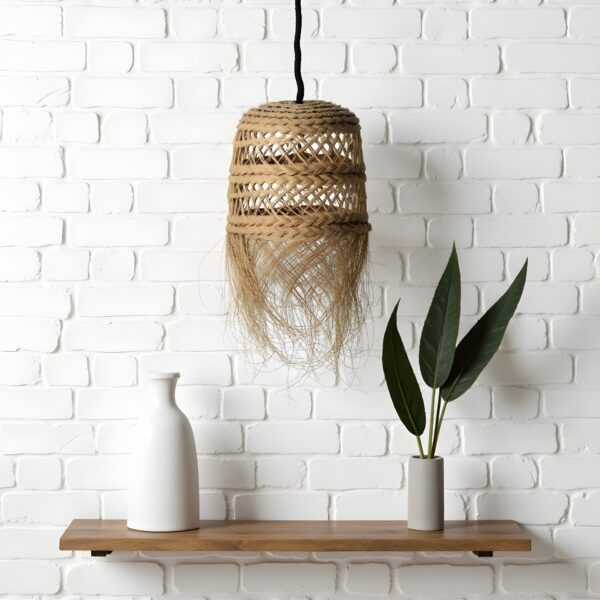 2e70287d-757d-49d4-bd67-ae8f78080efa.jpg Handwoven Moroccan Straw Pendant Light – 3 Sizes | Natural Boho Hanging Lamp
