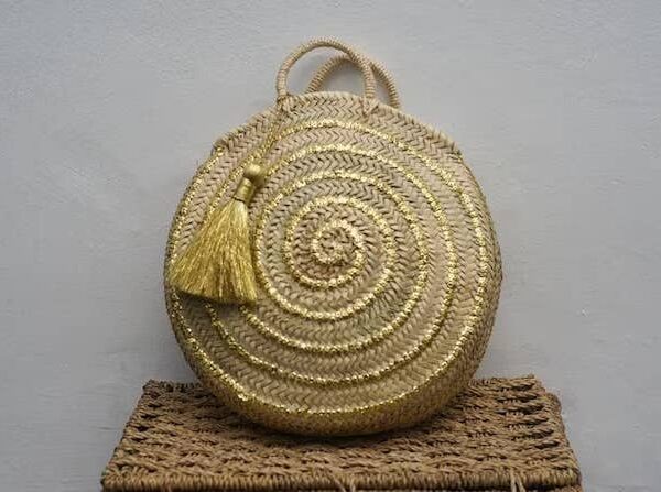 46fb25d05c766137114b6f22781dd0c1178c649cc3154fed3cfc97c5a68add04-1.jpeg French Basket || Straw Bag Moroccan Basket with Sequins