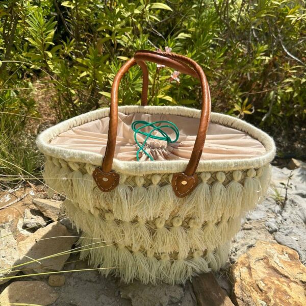 73461f43751a059a2dbb159118a2c242cab0e67a91274f6b0426b88cc35f80c2-1.jpeg Pompom and Fringe Basket – Handmade Bohemian Chic Decor & Storage