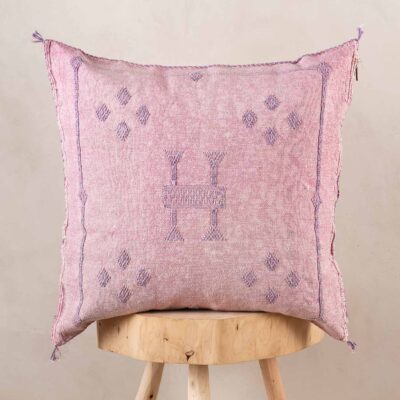 CSS100SH.jpg Handmade Cactus Silk Cushion Cover – Vintage Bohemian Berber Pillow