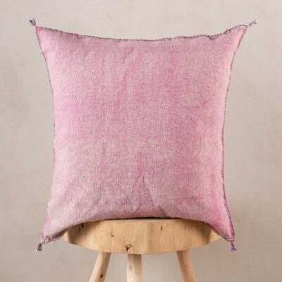 CSS100SH-6.jpg Handmade Cactus Silk Cushion Cover – Vintage Bohemian Berber Pillow