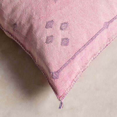 CSS100SH-7.jpg Handmade Cactus Silk Cushion Cover – Vintage Bohemian Berber Pillow