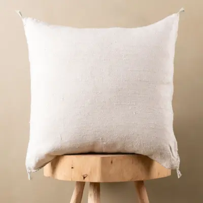 CSS14SH-2.webp Handmade Cactus Silk Cushion Cover – Vintage Bohemian Berber Pillow