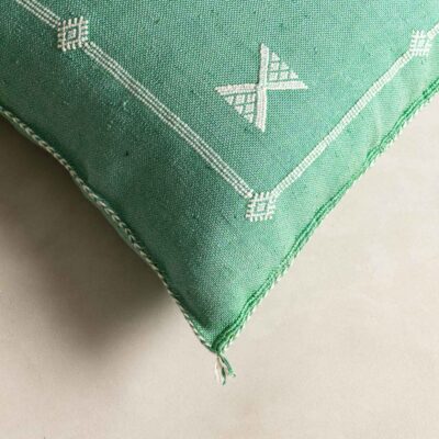 CSS54SHC_5566.jpg Handmade Cactus Silk Cushion Cover – Vintage Bohemian Berber Pillow
