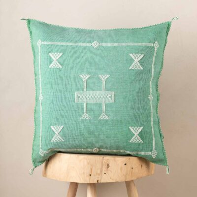 CSS54SHC_5572.jpg Handmade Cactus Silk Cushion Cover – Vintage Bohemian Berber Pillow
