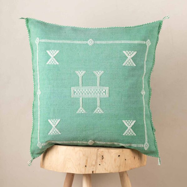 CSS54SHC_5572.jpg Handmade Cactus Silk Cushion Cover – Vintage Bohemian Berber Pillow