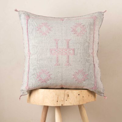 CSS57SHC_5521.jpg Handmade Cactus Silk Cushion Cover – Vintage Bohemian Berber Pillow