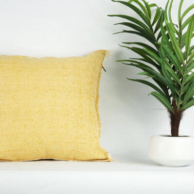 DSC06170_1050x700.jpg Yellow Moroccan Cactus Silk Pillow Cover – Handwoven Bohemian Sabra with YKK Zipper (19″ × 19″ / 50 × 50 cm)