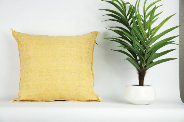 DSC06170_1050x700.jpg Yellow Moroccan Cactus Silk Pillow Cover – Handwoven Bohemian Sabra with YKK Zipper (19″ × 19″ / 50 × 50 cm)