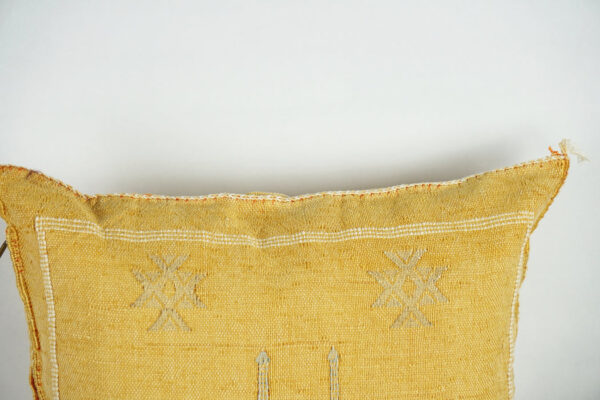 DSC06176_1050x700.jpg Yellow Moroccan Cactus Silk Pillow Cover – Handwoven Bohemian Sabra with YKK Zipper (19″ × 19″ / 50 × 50 cm)