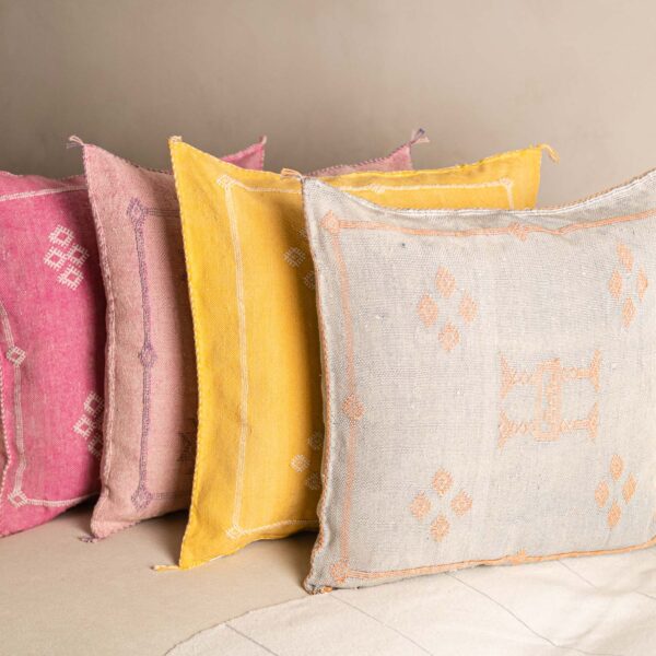 DSC_5616_cfd75f8d-288a-4994-9e1d-ba618fb52b22.jpg Handmade Cactus Silk Cushion Cover – Vintage Bohemian Berber Pillow