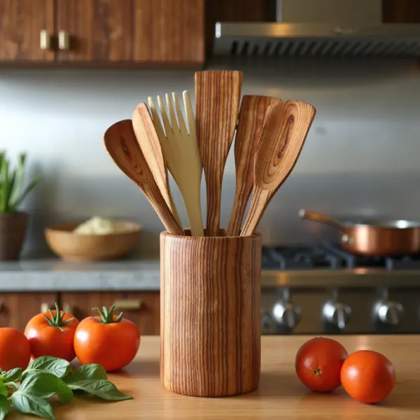 Decorative-Wooden-Spoon-And-Fork-Set-6.webp Handmade Decorative Wooden Spoon and Fork Set – 6-Piece Boho Chic Lemon Wood (12″)
