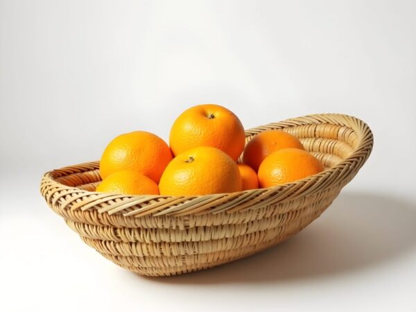 Handmade-Moroccan-Oval-Bread-Basket-Fruit-2.jpg Handmade Moroccan Oval Bread Basket – Natural Straw Fruit Basket (14″)
