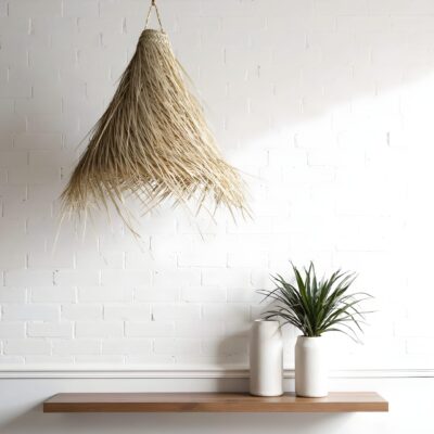 Handmade-Moroccan-Palm-Leaf-Lampshade-13.jpg Handwoven Palm Leaf Pendant Light – Moroccan Lampshade (3 Sizes)