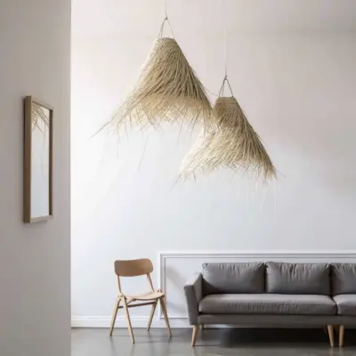 Handmade-Moroccan-Palm-Leaf-Lampshade-3.webp Handwoven Palm Leaf Pendant Light – Moroccan Lampshade (3 Sizes)