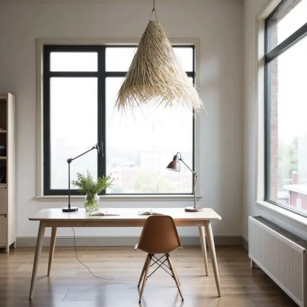 Handmade-Moroccan-Palm-Leaf-Lampshade-4.webp Handwoven Palm Leaf Pendant Light – Moroccan Lampshade (3 Sizes)