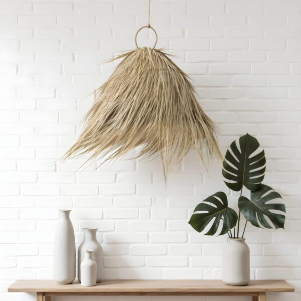 Handmade-Moroccan-Palm-Leaf-Straw-Light-Shade-2-1536x1536-1.jpg Natural Palm Leaf Light Shade – 45 cm Handwoven Moroccan Pendant Lamp