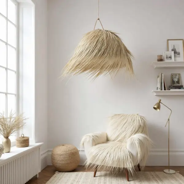 Handmade-Moroccan-Palm-Leaf-Straw-Light-Shade-7.webp Natural Palm Leaf Light Shade – 45 cm Handwoven Moroccan Pendant Lamp