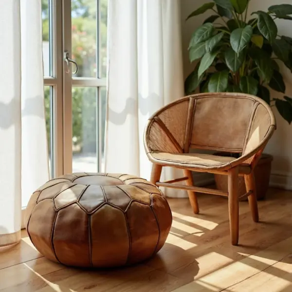 Handmade-Moroccan-Round-Ottoman-Pouf-in-Light-Brown-Genuine-Leather-4-1000x1000-1.webp Handcrafted Moroccan Round Leather Pouf – Light Brown (21″ × 16″)