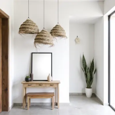 Handmade-Moroccan-Straw-Chandelier-10.webp Oversized Moroccan Straw Chandelier – Handwoven Artisan Pendant Light (50 cm)