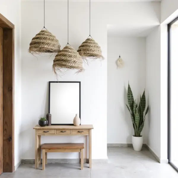 Handmade-Moroccan-Straw-Chandelier-10.webp Oversized Moroccan Straw Chandelier – Handwoven Artisan Pendant Light (50 cm)