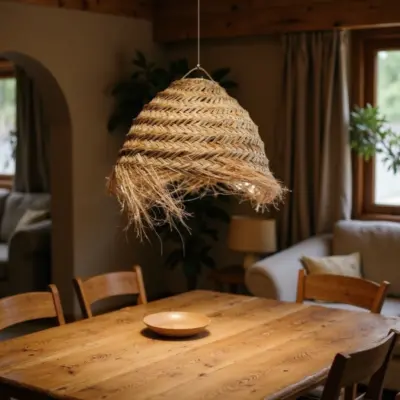 Handmade-Moroccan-Straw-Chandelier-3.webp Oversized Moroccan Straw Chandelier – Handwoven Artisan Pendant Light (50 cm)