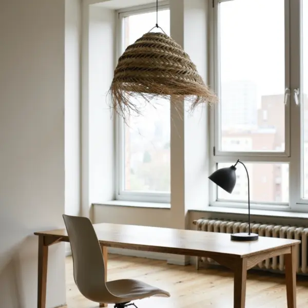Handmade-Moroccan-Straw-Chandelier-9.webp Oversized Moroccan Straw Chandelier – Handwoven Artisan Pendant Light (50 cm)