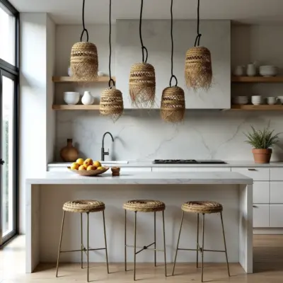 Handmade-Moroccan-Straw-Hanging-Light-4.webp Handwoven Moroccan Straw Pendant Light – 3 Sizes | Natural Boho Hanging Lamp