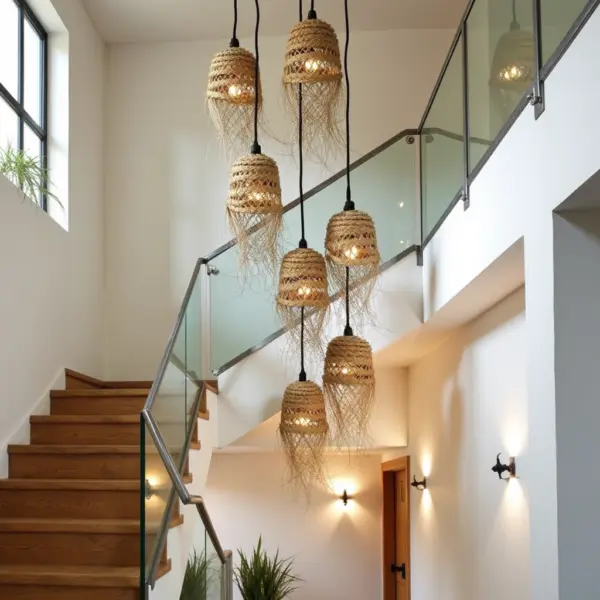 Handmade-Moroccan-Straw-Hanging-Light-5.webp Handwoven Moroccan Straw Pendant Light – 3 Sizes | Natural Boho Hanging Lamp
