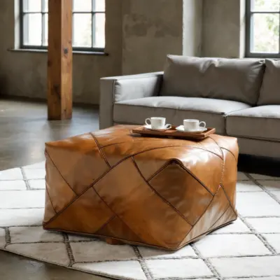 Modern-Square-Pouf-with-Piping-in-Retro-Look-10.webp Modern Square Leather Pouf – Handcrafted Moroccan Ottoman with Diamond Stitching (Custom Sizes)