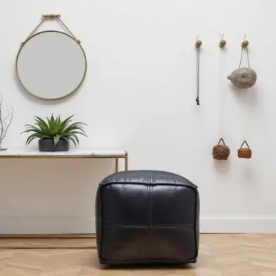 Moroccan-Square-Black-Leather-Pouf-8.webp Black Moroccan Leather Pouf – Handcrafted Square Ottoman (Custom Sizes 10″–24″)