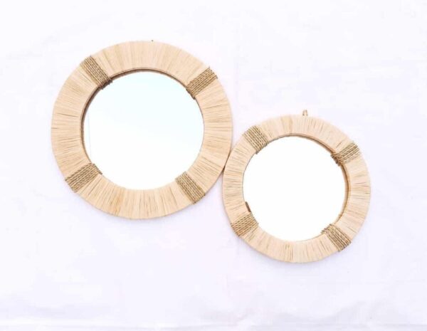 Moroccan-Straw-Hanging-Wall-Mirror-4-1000x775-1.jpg Moroccan Straw Hanging Wall Mirror – Handmade Boho Raffia Frame (Small & Medium Sizes)