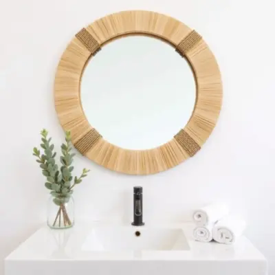 Moroccan-Straw-Hanging-Wall-Mirror-5.webp Moroccan Straw Hanging Wall Mirror – Handmade Boho Raffia Frame (Small & Medium Sizes)