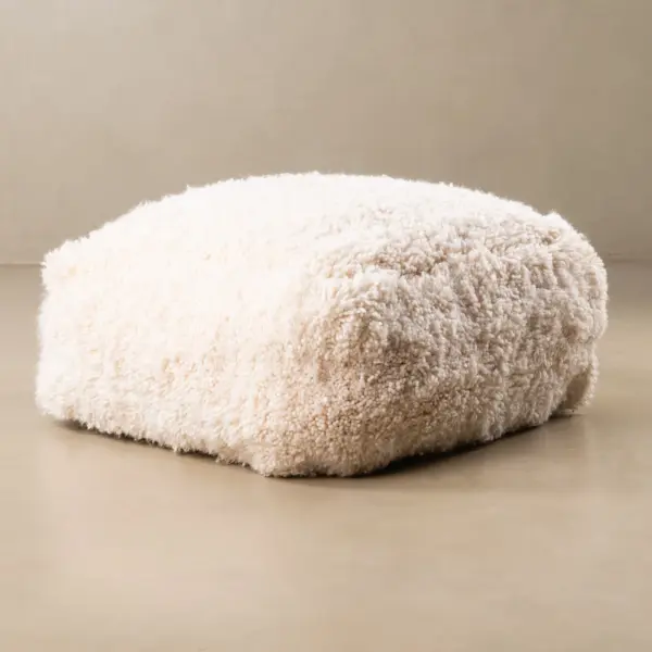 PFBN133LV-164_b99d6821-fd83-4709-bf15-e10a3d4d2b18.webp Beni Ourain Floor Pillow Cover – 24x24 in (60x60 cm) Handwoven Moroccan Wool Cushion