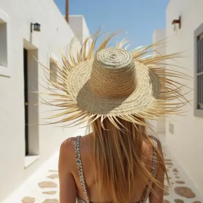 Summer-Straw-Hats-Palm-Leaf-Hat-7-1000x1000-1.webp Artisanal Fringe Summer Straw Hat – Handwoven Wide Brim Sun Hat (26″)