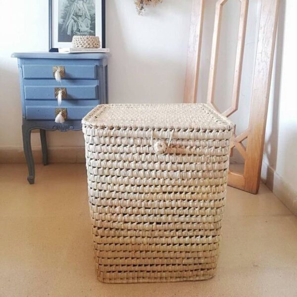 a28532f1107a6e8f6f60e033ffd2a723b042c2bc8d181be70b40c6b63e60b81b-1.jpeg Square Palm Leaf Storage Basket