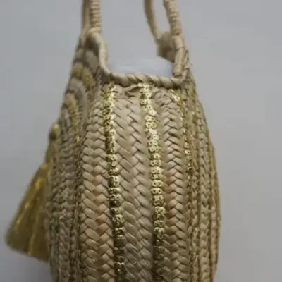 b1f685b70f818c57f321bde3a061251861911b2ba2f13d1be64b3ee99104694d-1.webp French Basket || Straw Bag Moroccan Basket with Sequins