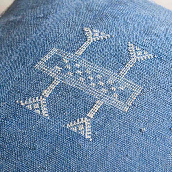 blue-cactus-silk-pillow-cover-benisouk-552456.jpg Handmade Cactus Silk Cushion Cover – Vintage Bohemian Berber Pillow