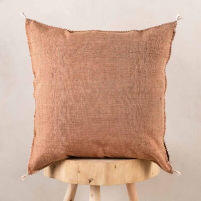 brown-cactus-silk-pillow-cover-benisouk-131588.jpg Handmade Cactus Silk Cushion Cover – Vintage Bohemian Berber Pillow