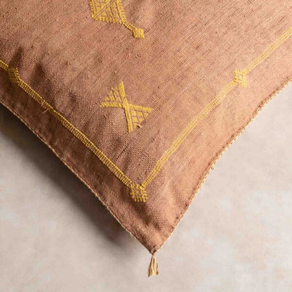 brown-cactus-silk-pillow-cover-benisouk-243723.jpg Handmade Cactus Silk Cushion Cover – Vintage Bohemian Berber Pillow