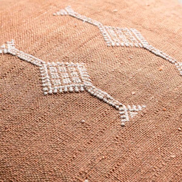 brown-cactus-silk-pillow-cover-benisouk-311119.jpg Handmade Cactus Silk Cushion Cover – Vintage Bohemian Berber Pillow