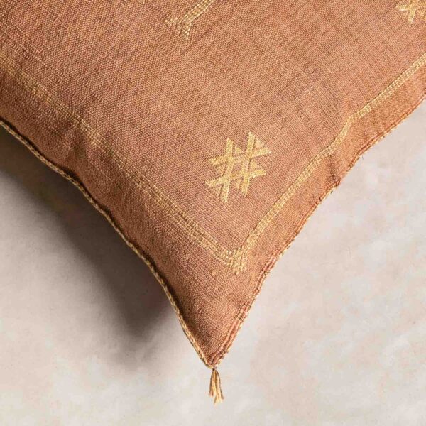 brown-cactus-silk-pillow-cover-benisouk-376324.jpg Handmade Cactus Silk Cushion Cover – Vintage Bohemian Berber Pillow