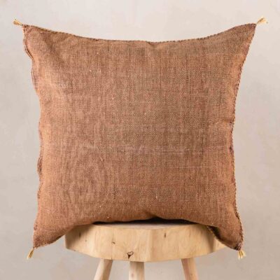 brown-cactus-silk-pillow-cover-benisouk-852105.jpg Handmade Cactus Silk Cushion Cover – Vintage Bohemian Berber Pillow