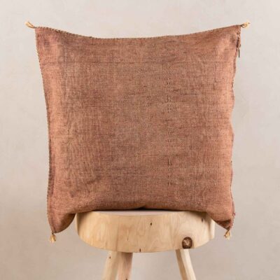 brown-cactus-silk-pillow-cover-benisouk-990584.jpg Handmade Cactus Silk Cushion Cover – Vintage Bohemian Berber Pillow