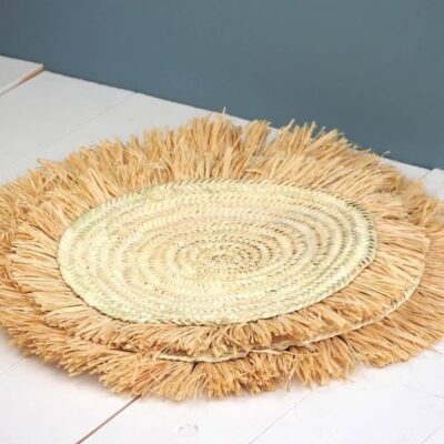 c5ee432ff29c7107d779ff85d34fe89326d7bbc6339452b343eef4ffc03fae70-1.jpeg Handwoven Wicker Moroccan Placemats with Tassels – Boho Table Decor