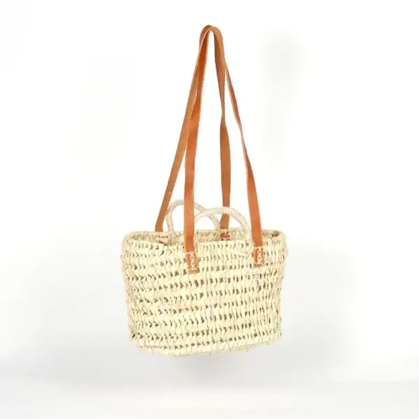 e5a993fd5bf0e0af79737261285662a6f6d64a57941b323da21d1fd49b69e4de-2.webp Moroccan Rectangular Wicker Basket – Handwoven Storage with Long & Short Handles
