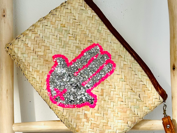 Handwoven Straw Pouch – Boho Chic Clutch for Everyday Essentials